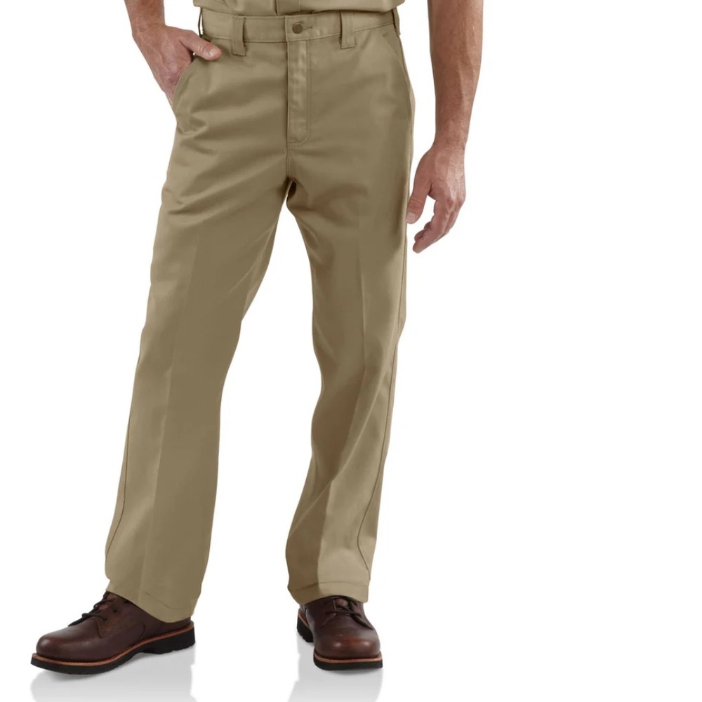 NEW Men’s Carhartt Twill Work Wear Khaki Pants 46 X 30 B290